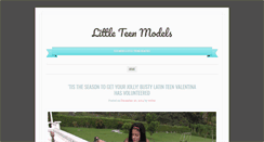 Desktop Screenshot of littleteenmodels.net